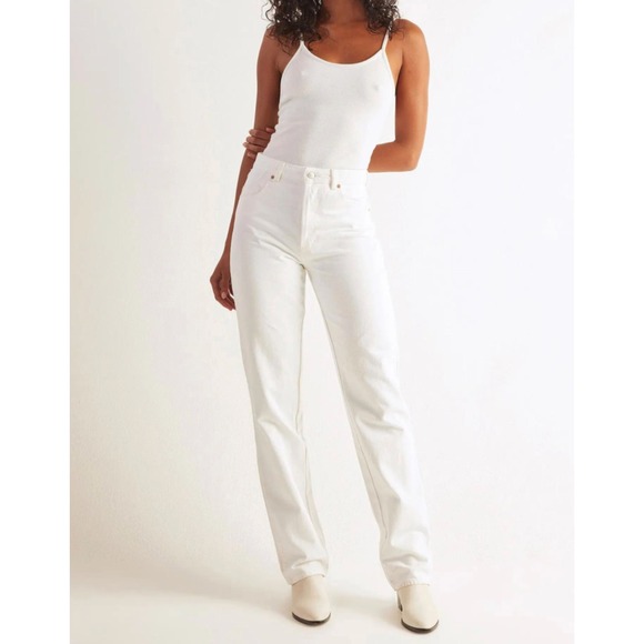 ROLLA'S Classic Straight High Rise Regular Fit Denim Jeans Size 29 100% cotton - Picture 2 of 13